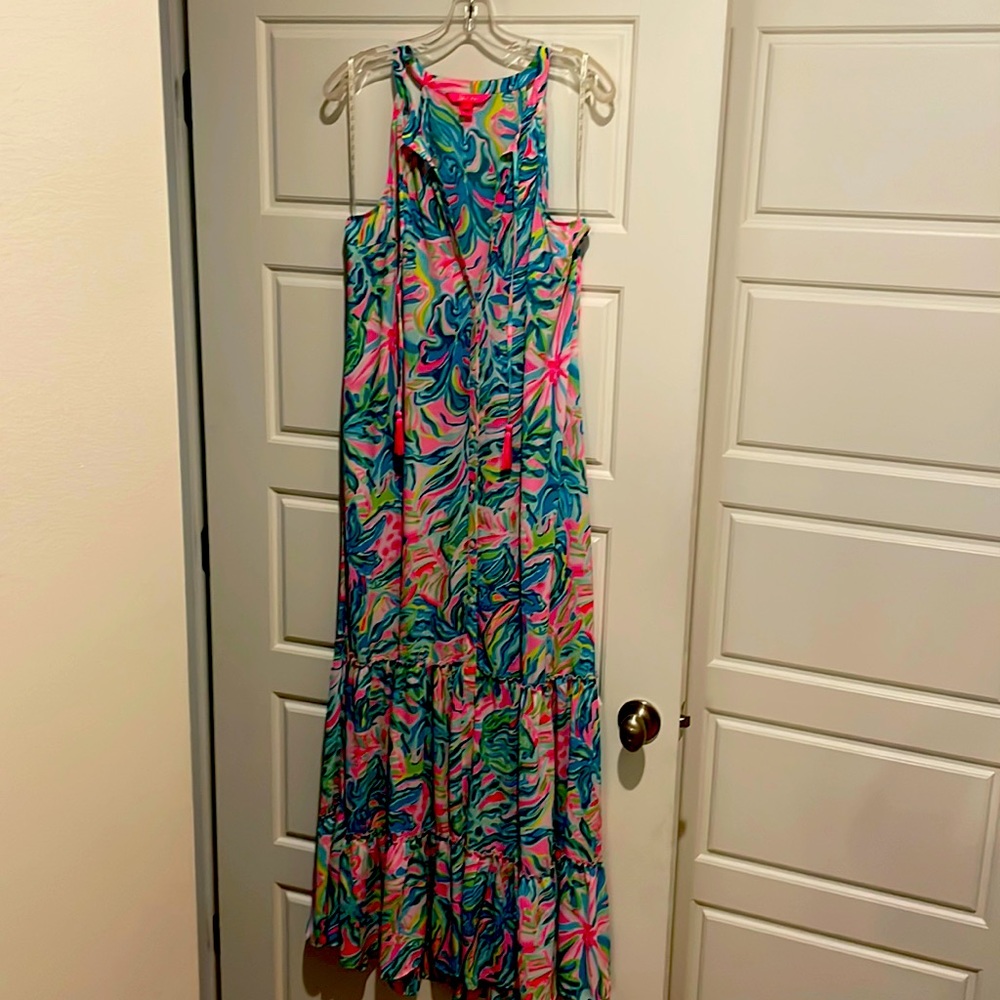 Lilly Pulitzer long dress Large- worn once